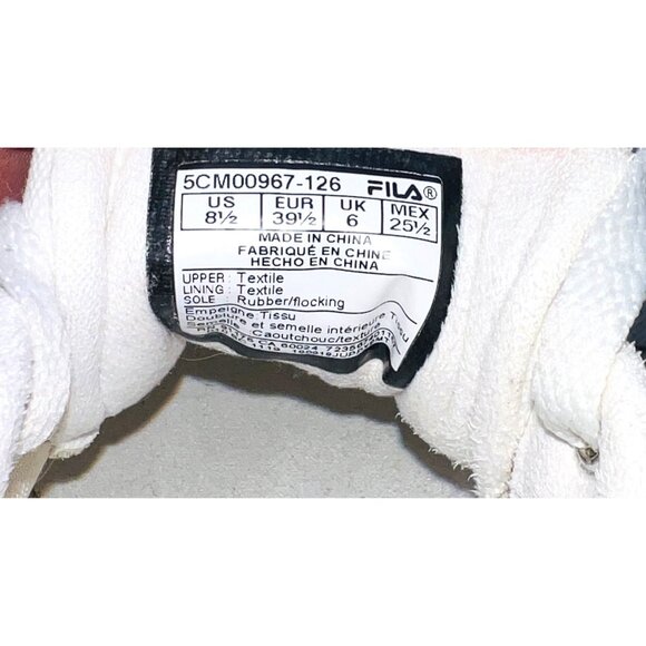 Fila Womens White Platform Sneakers Size 8.5 US - Picture 6 of 6